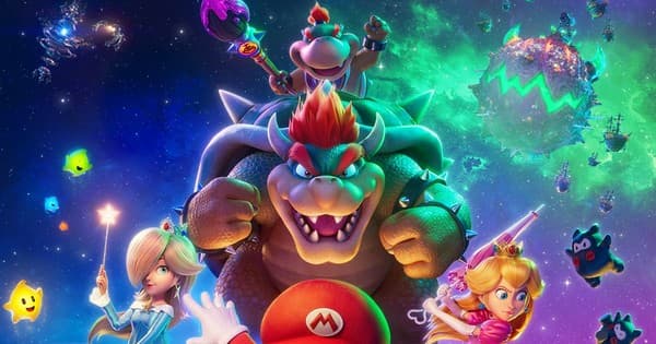 Filme de Super Mario Galaxy cai para o 2º lugar no Japão em seu 5º fim de semana