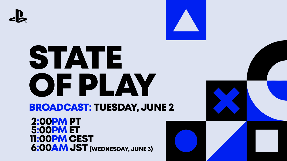 State of Play set for June 2 featuring more than 60 minutes of announcements