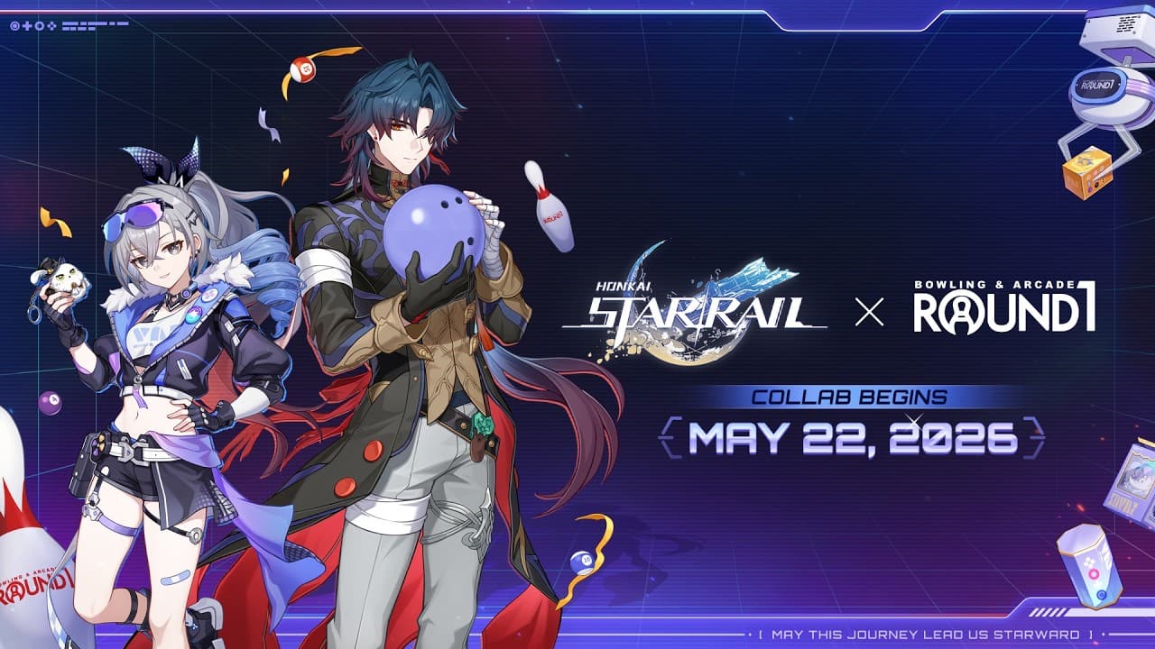 Round1 USA Honkai: Star Rail Crossover Promotion Detailed