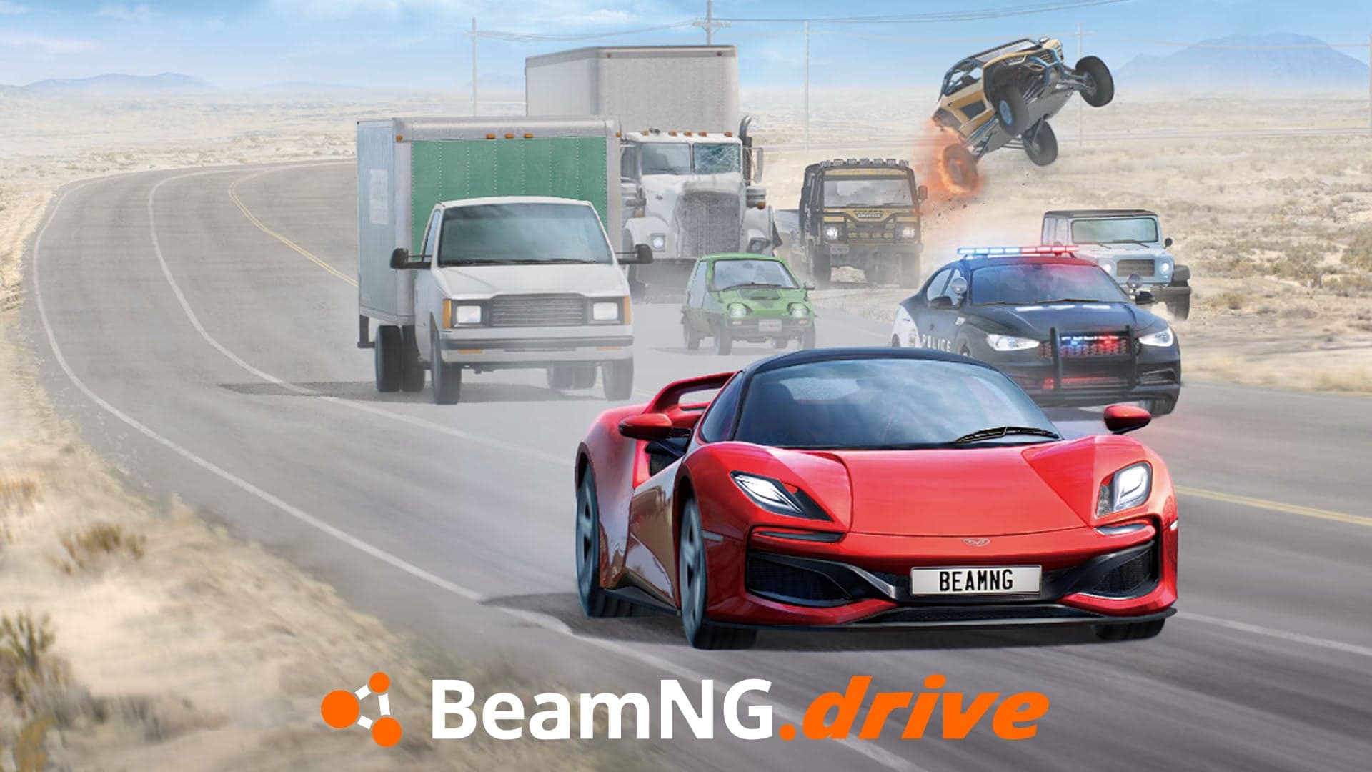 BeamNG.drive chega ao PS5 em 2026; atualização da versão 0.39 de Acesso Antecipado detalhada